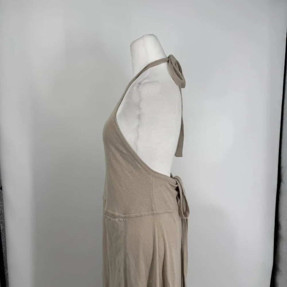FP Beach Free People Tan Halter Cooper Midi Dress Size XS NWT - Picture 5 of 10
